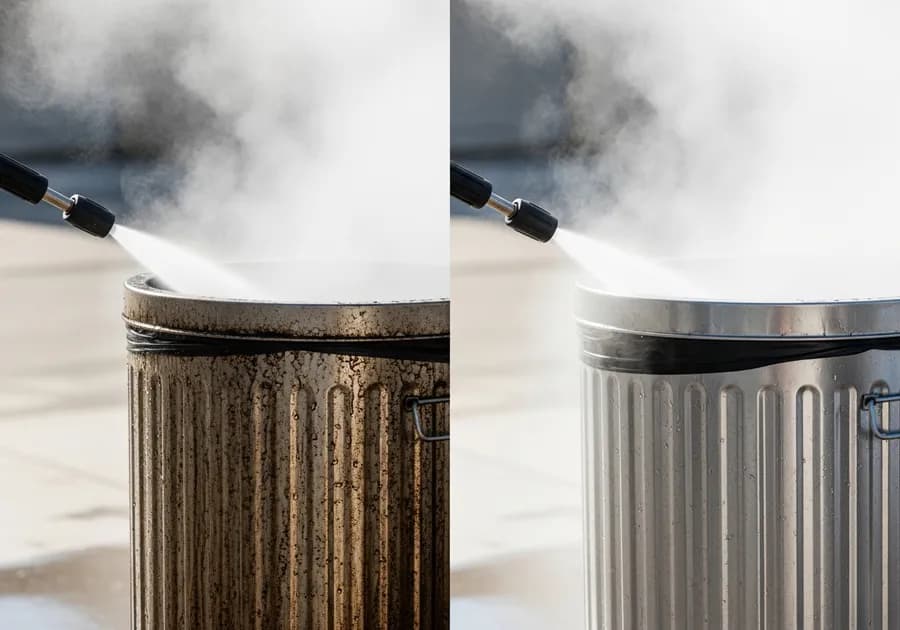 Trash Can Cleaning